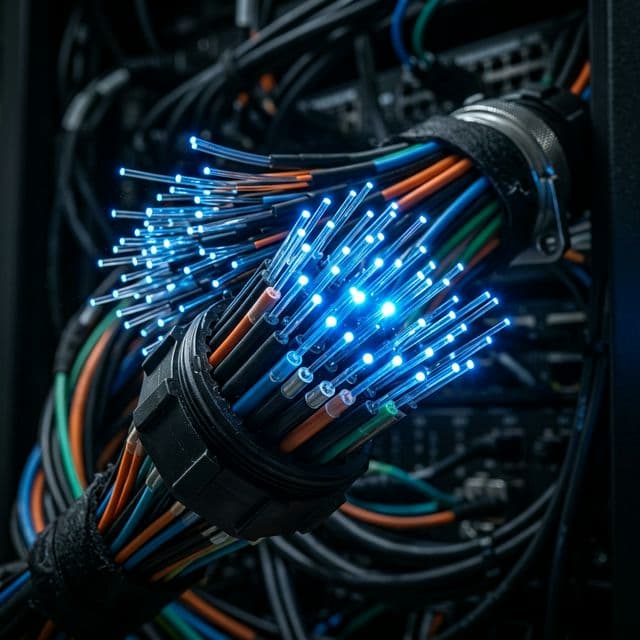 Fiber optic network infrastructure technical work by Nexasec